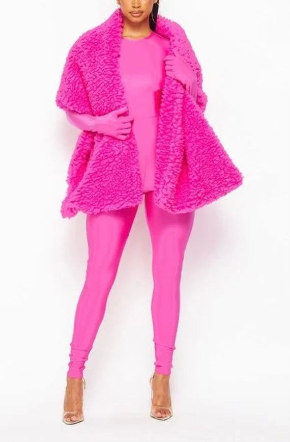 Pink Panther Jumpsuit With Stole (Set)