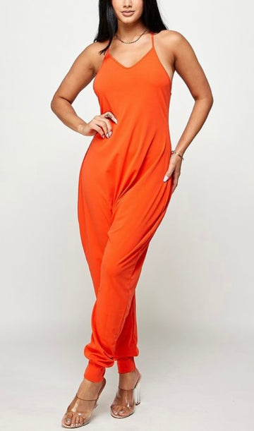 Orange Charlie Jumpsuit